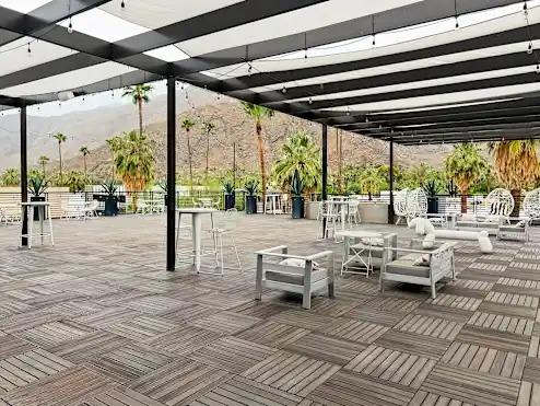 SolCal Properties mountain view outdoor terrace lounge